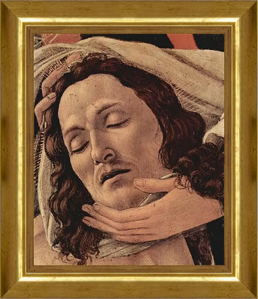 Картина в раме - Weeping Christ (detail) Сандро Боттичелли