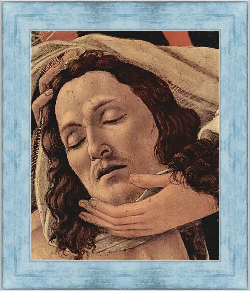 Картина в раме - Weeping Christ (detail) Сандро Боттичелли