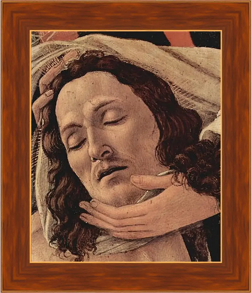 Картина в раме - Weeping Christ (detail) Сандро Боттичелли
