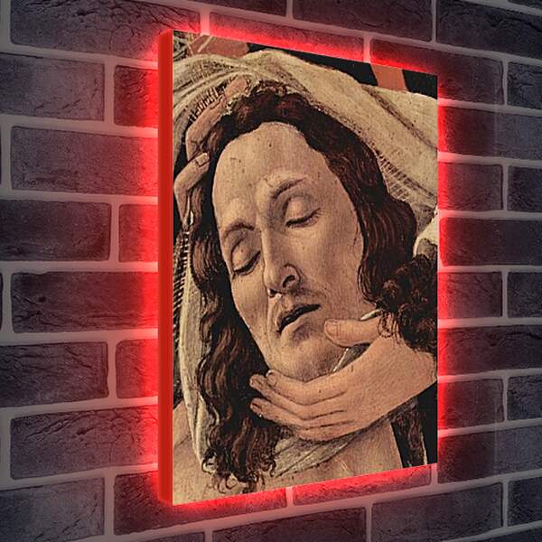 Лайтбокс световая панель - Weeping Christ (detail) Сандро Боттичелли