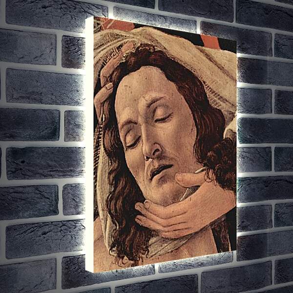 Лайтбокс световая панель - Weeping Christ (detail) Сандро Боттичелли