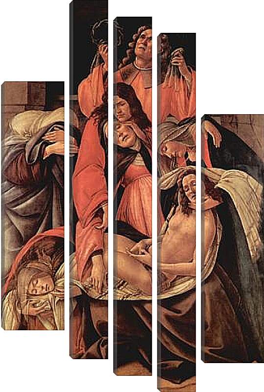 Модульная картина - Weeping Christ. Сандро Боттичелли