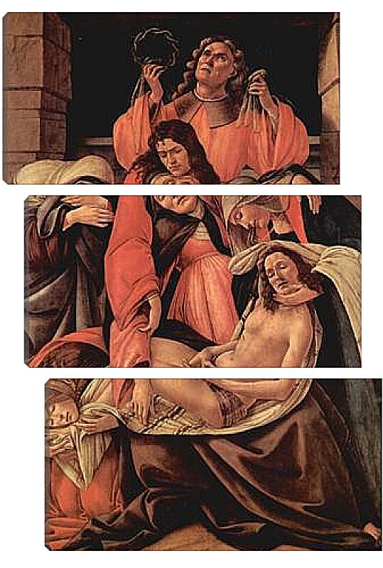 Модульная картина - Weeping Christ. Сандро Боттичелли