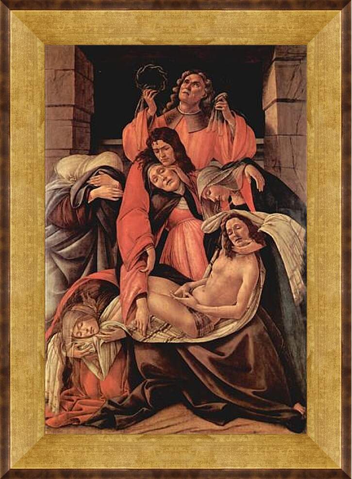 Картина в раме - Weeping Christ. Сандро Боттичелли