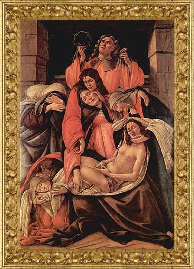 Картина в раме - Weeping Christ. Сандро Боттичелли