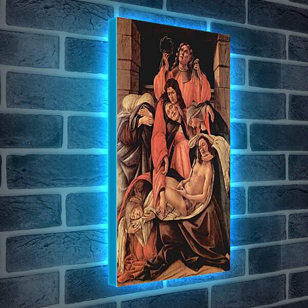 Лайтбокс световая панель - Weeping Christ. Сандро Боттичелли