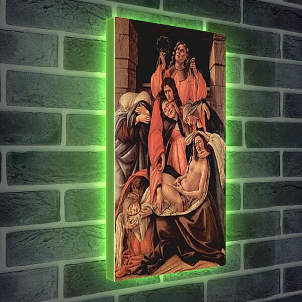Лайтбокс световая панель - Weeping Christ. Сандро Боттичелли
