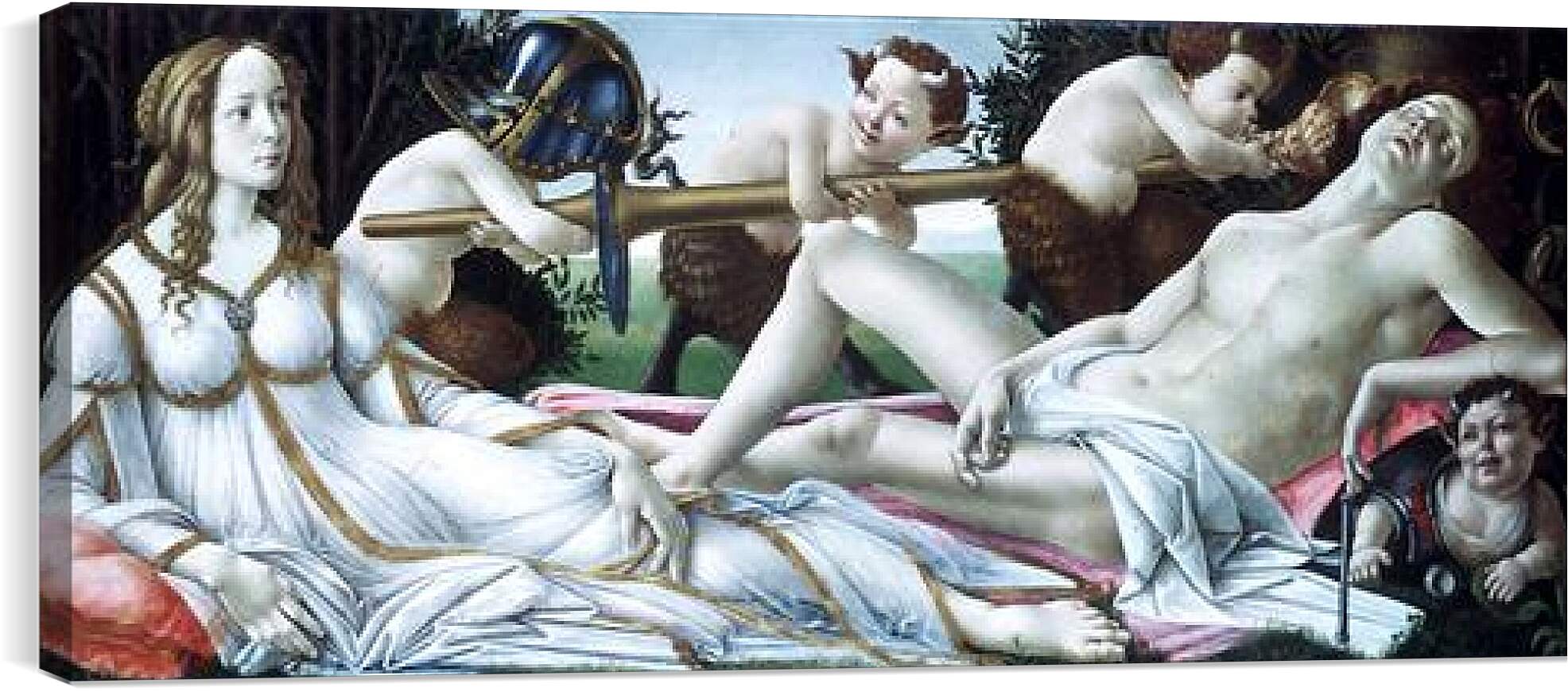 Постер и плакат - Venus and Mars. Сандро Боттичелли
