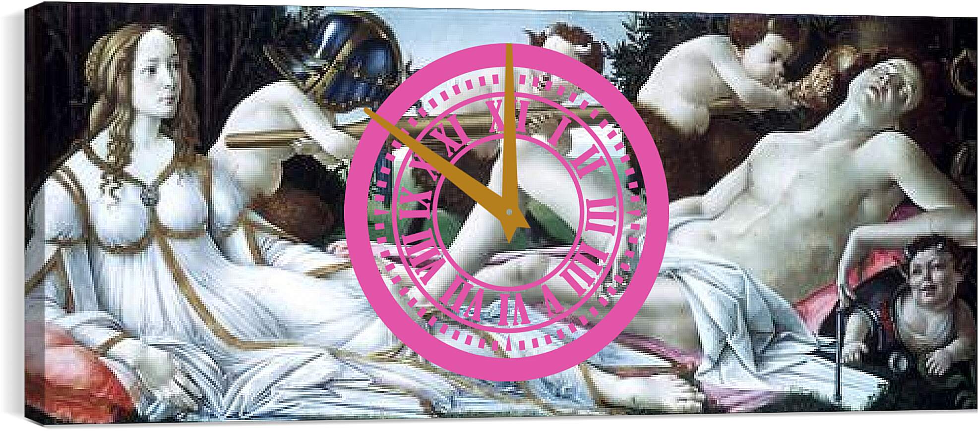 Часы картина - Venus and Mars. Сандро Боттичелли
