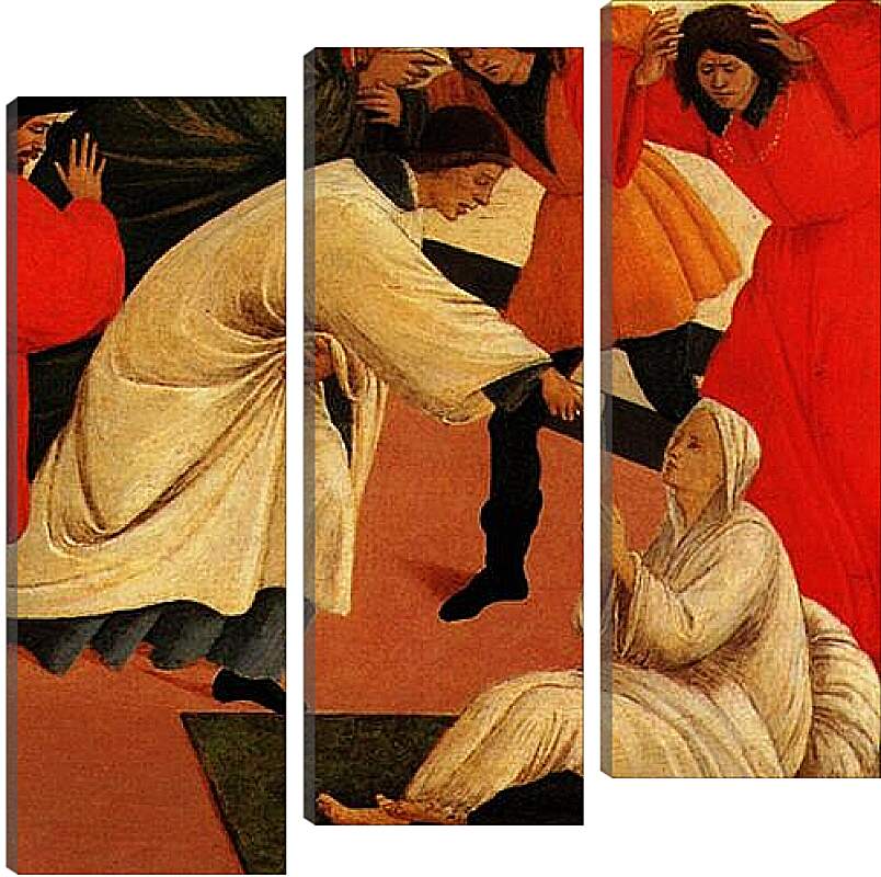 Модульная картина - Three miracles of saint Zenobius (detail 2) Сандро Боттичелли