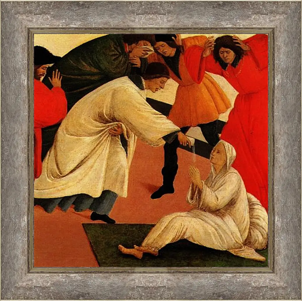 Картина в раме - Three miracles of saint Zenobius (detail 2) Сандро Боттичелли