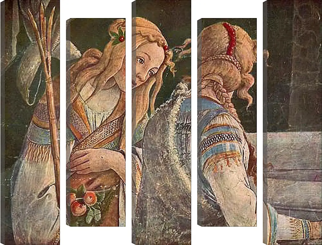Модульная картина - The youth of the Moses (detail 2) Сандро Боттичелли