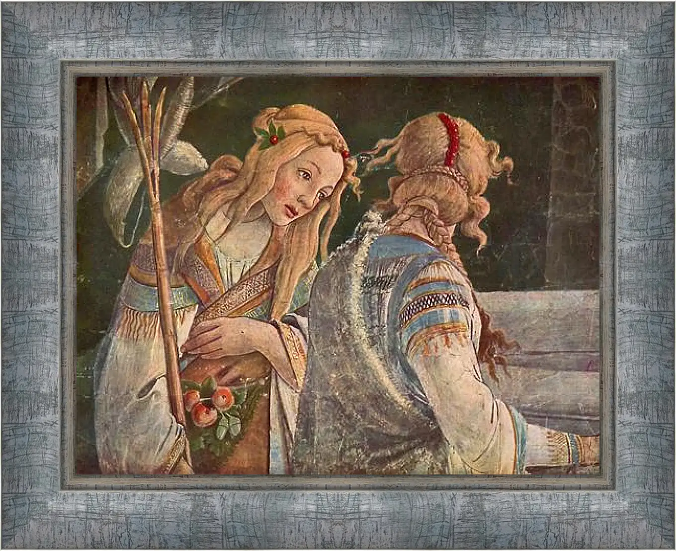 Картина в раме - The youth of the Moses (detail 2) Сандро Боттичелли