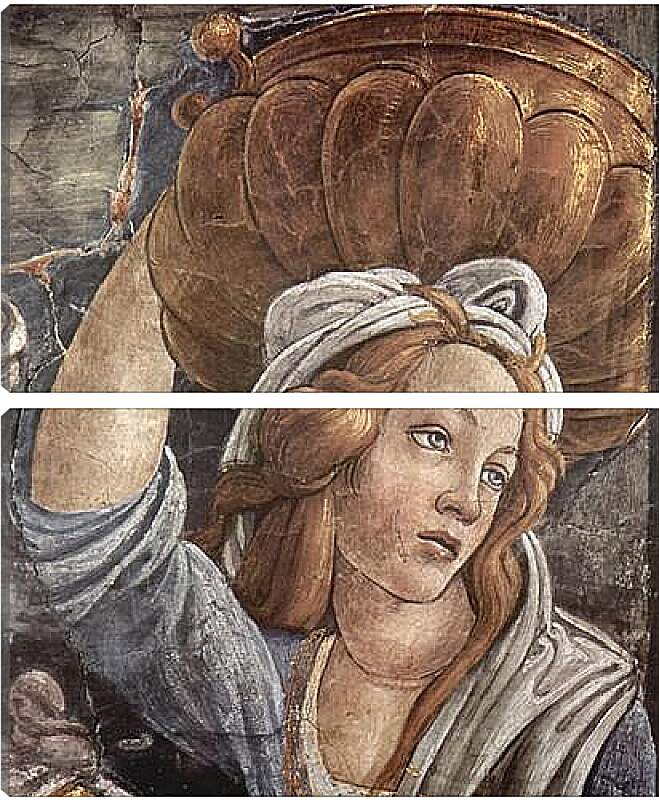 Модульная картина - The youth of the Moses (detail) Сандро Боттичелли