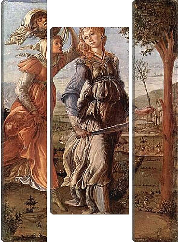 Модульная картина - The return of Judith to Bethulia. Сандро Боттичелли