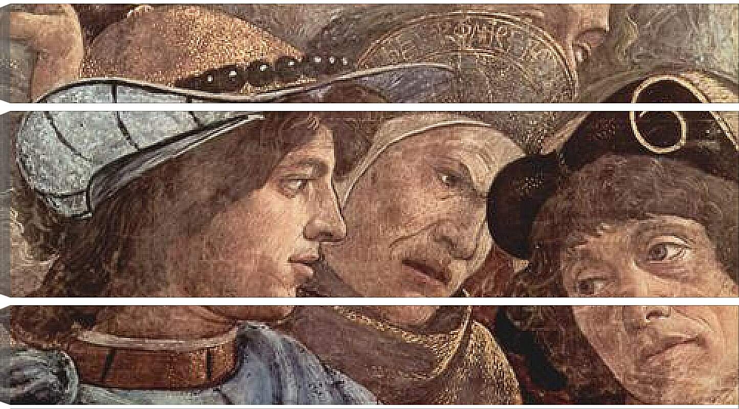 Модульная картина - The punishment of the Leviter (detail 2) Сандро Боттичелли