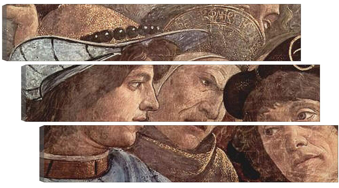Модульная картина - The punishment of the Leviter (detail 2) Сандро Боттичелли