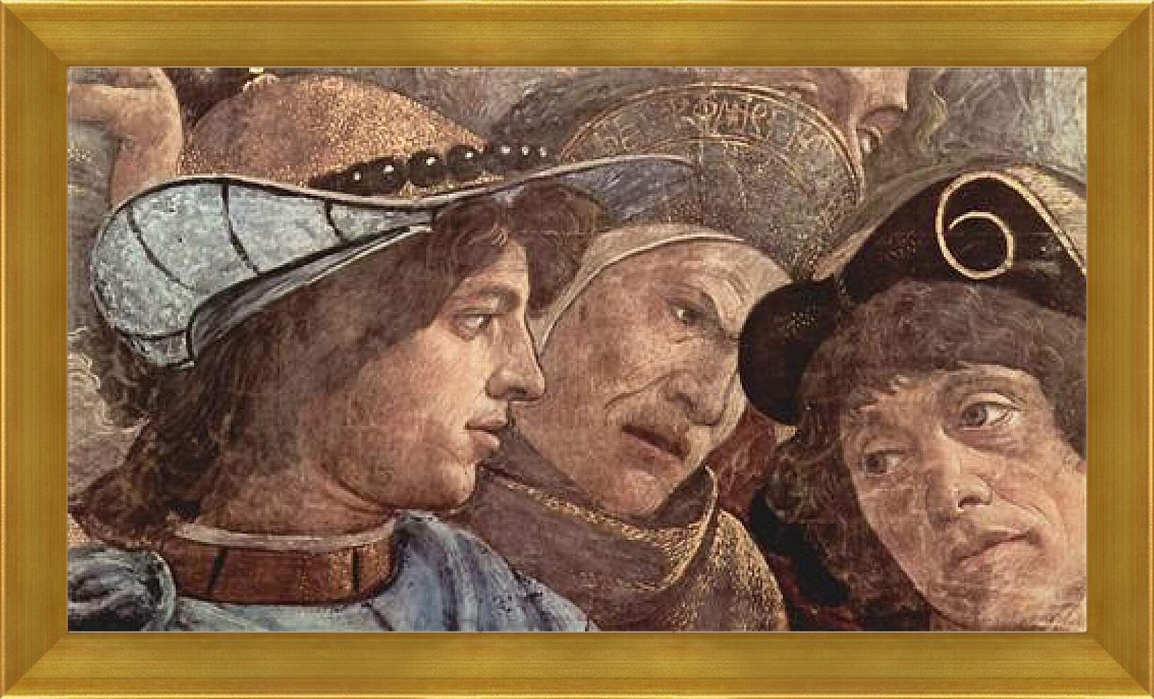 Картина в раме - The punishment of the Leviter (detail 2) Сандро Боттичелли