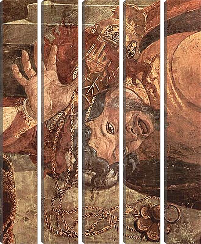Модульная картина - The punishment of the Leviter (detail) Сандро Боттичелли