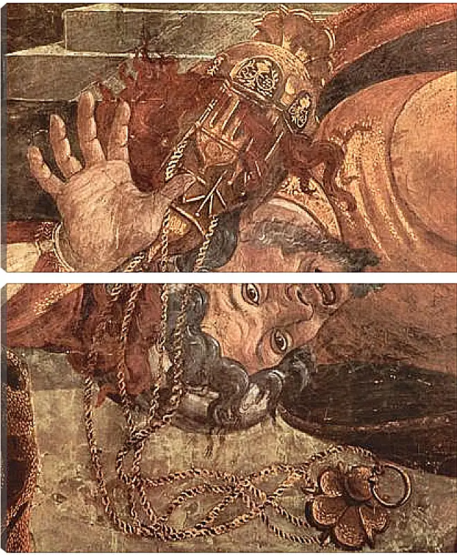 Модульная картина - The punishment of the Leviter (detail) Сандро Боттичелли