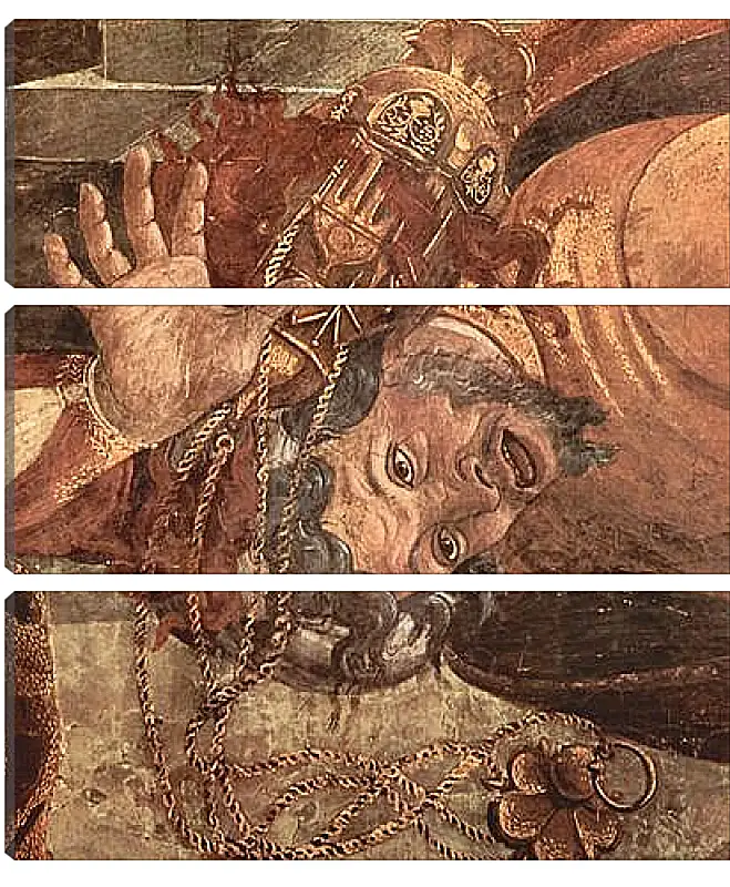 Модульная картина - The punishment of the Leviter (detail) Сандро Боттичелли