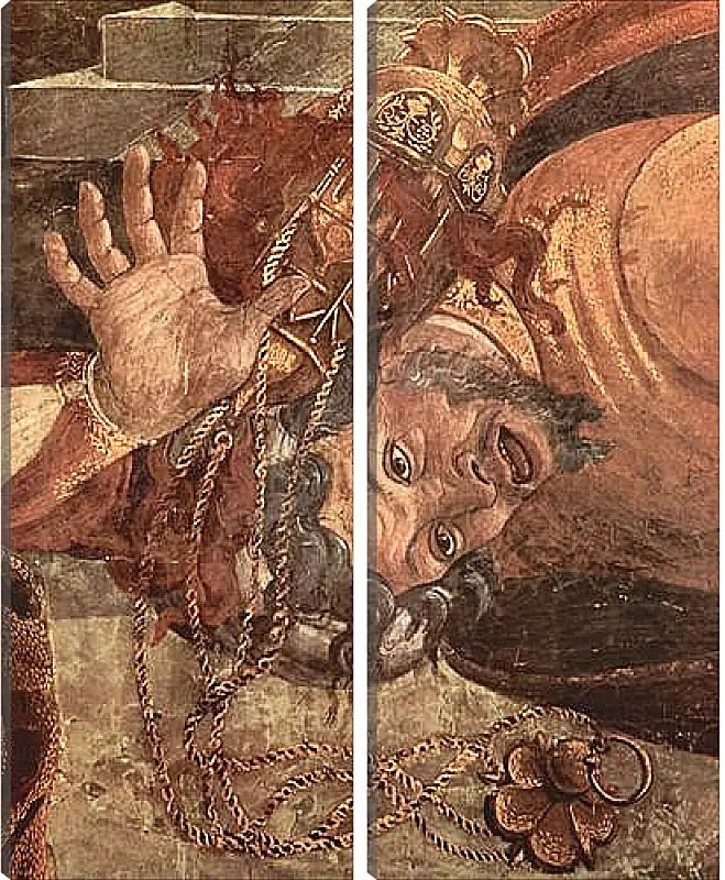 Модульная картина - The punishment of the Leviter (detail) Сандро Боттичелли