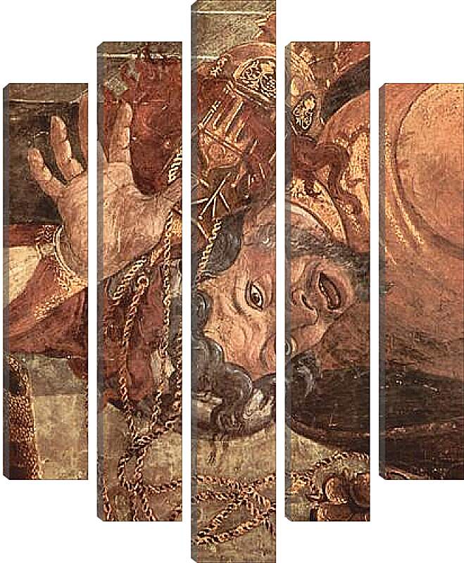 Модульная картина - The punishment of the Leviter (detail) Сандро Боттичелли