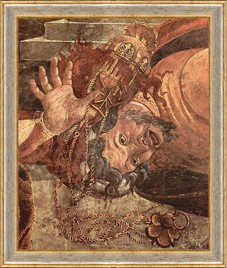 Картина в раме - The punishment of the Leviter (detail) Сандро Боттичелли