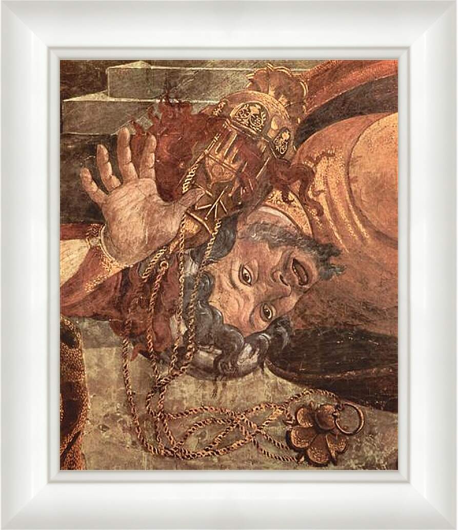 Картина в раме - The punishment of the Leviter (detail) Сандро Боттичелли