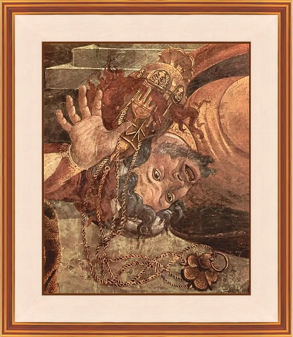 Картина в раме - The punishment of the Leviter (detail) Сандро Боттичелли