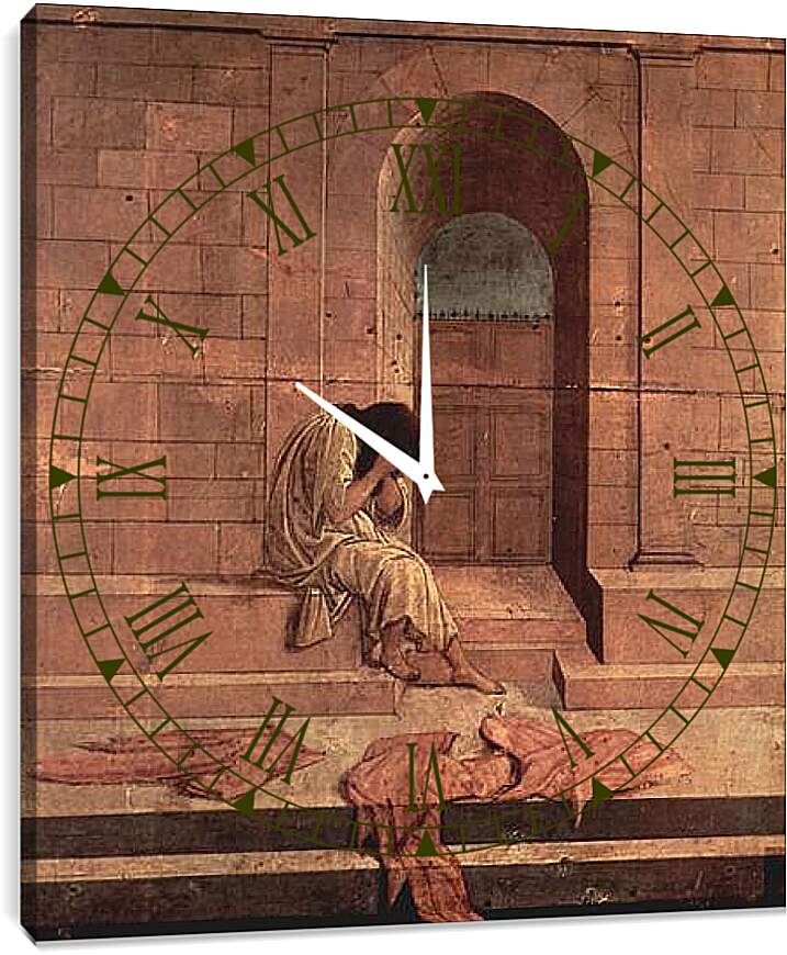 Часы картина - The offending. Сандро Боттичелли
