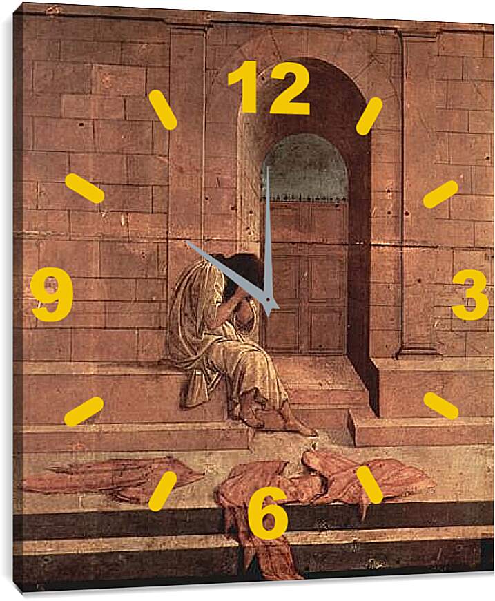 Часы картина - The offending. Сандро Боттичелли