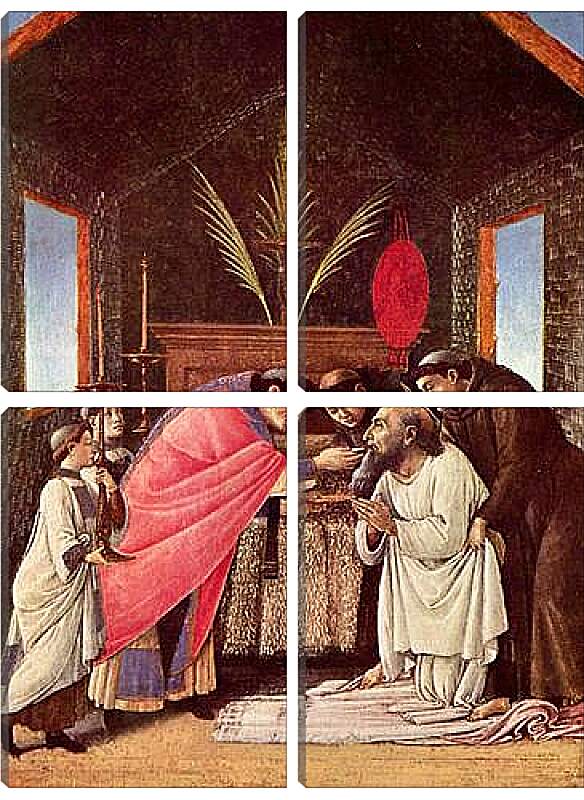 Модульная картина - The last coming union of the St. Hieronymus. Сандро Боттичелли
