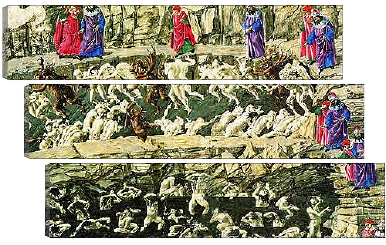 Модульная картина - The Hell, song XVIII. Сандро Боттичелли