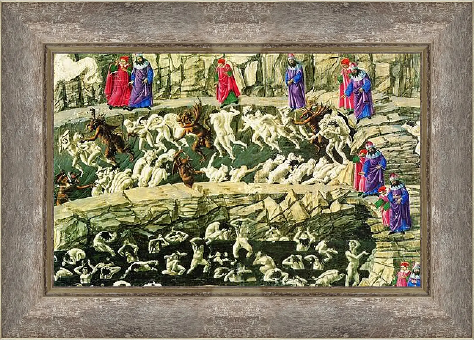Картина в раме - The Hell, song XVIII. Сандро Боттичелли