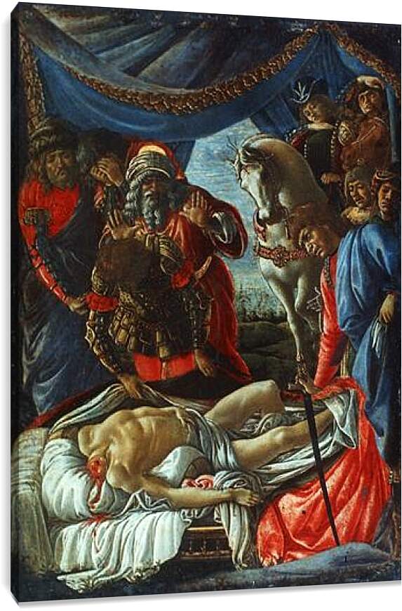 Постер и плакат - The Discovery of the Murder of Holofernes. Сандро Боттичелли