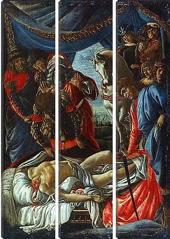 Модульная картина - The Discovery of the Murder of Holofernes. Сандро Боттичелли