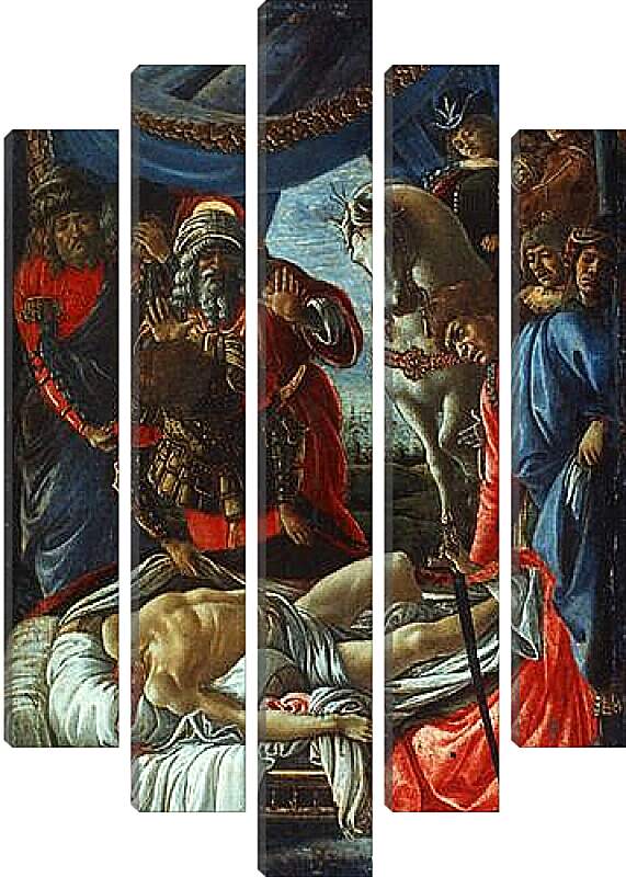 Модульная картина - The Discovery of the Murder of Holofernes. Сандро Боттичелли