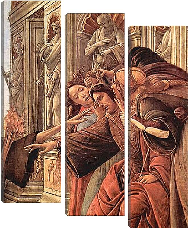 Модульная картина - The Calumny of Apelles (detail 2) Сандро Боттичелли