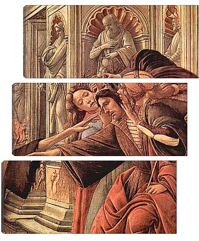 Модульная картина - The Calumny of Apelles (detail 2) Сандро Боттичелли
