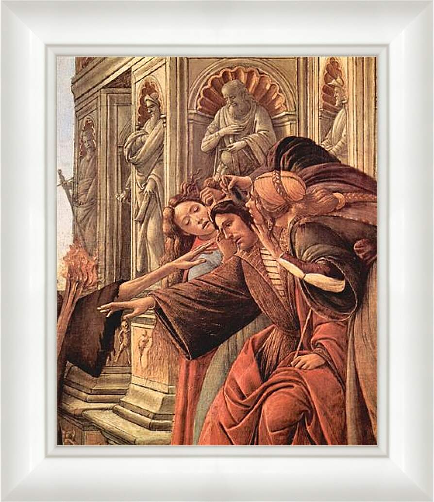 Картина в раме - The Calumny of Apelles (detail 2) Сандро Боттичелли