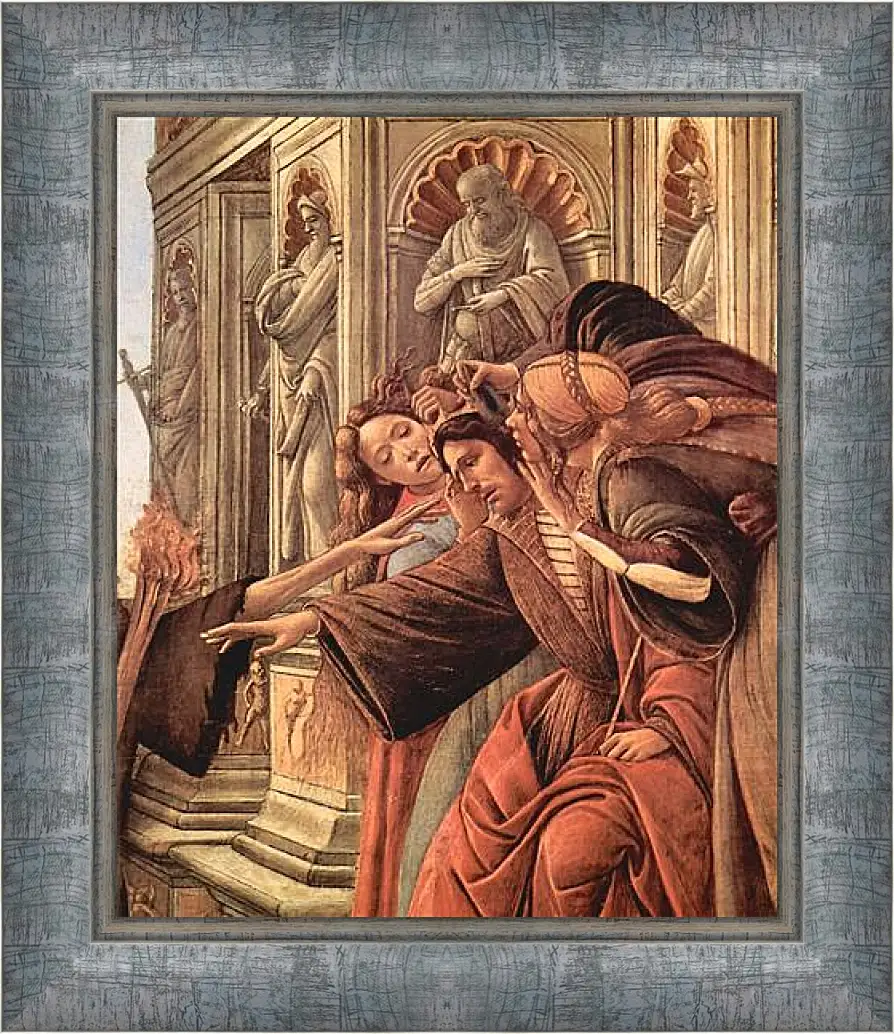 Картина в раме - The Calumny of Apelles (detail 2) Сандро Боттичелли