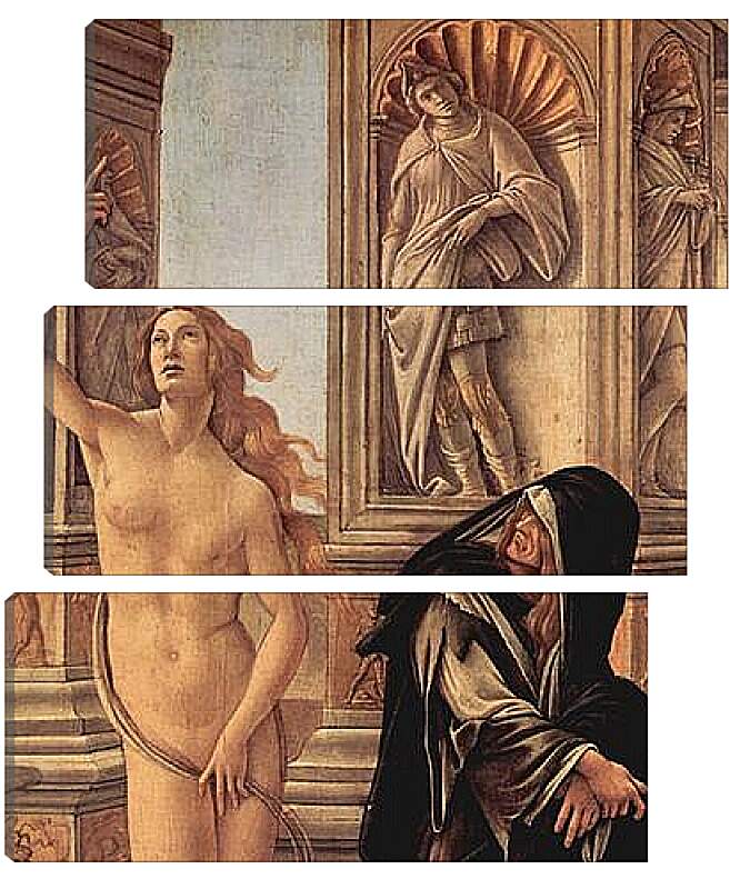 Модульная картина - The Calumny of Apelles (detail) Сандро Боттичелли