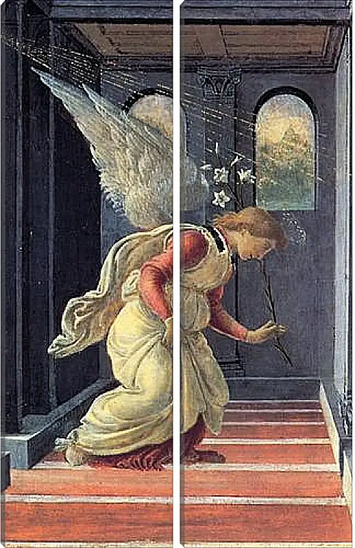 Модульная картина - The Annunciation detail (2) Сандро Боттичелли