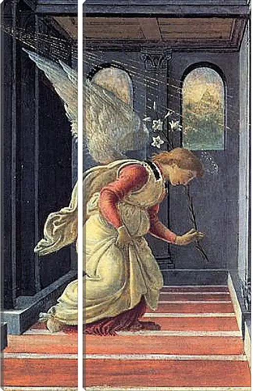 Модульная картина - The Annunciation detail (2) Сандро Боттичелли