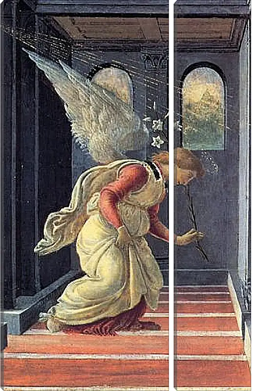 Модульная картина - The Annunciation detail (2) Сандро Боттичелли