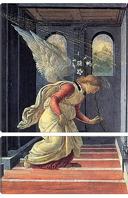 Модульная картина - The Annunciation detail (2) Сандро Боттичелли