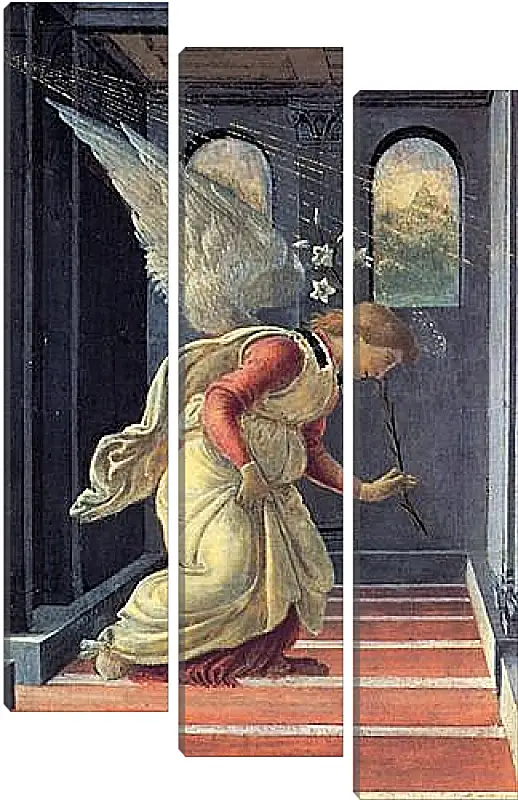 Модульная картина - The Annunciation detail (2) Сандро Боттичелли