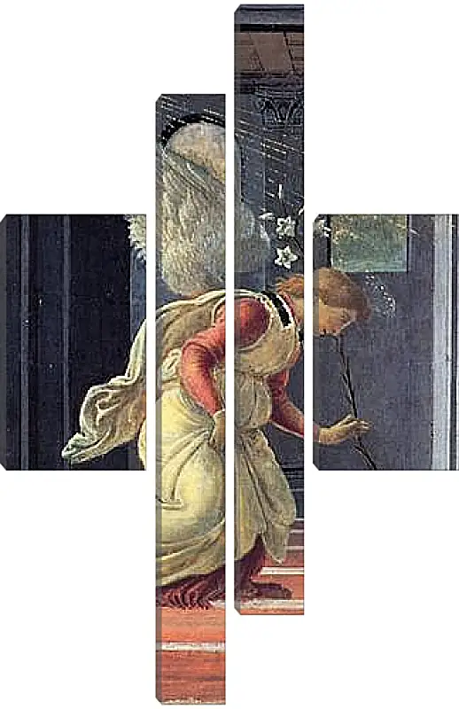 Модульная картина - The Annunciation detail (2) Сандро Боттичелли