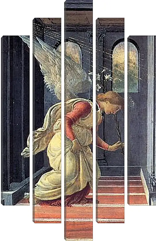 Модульная картина - The Annunciation detail (2) Сандро Боттичелли